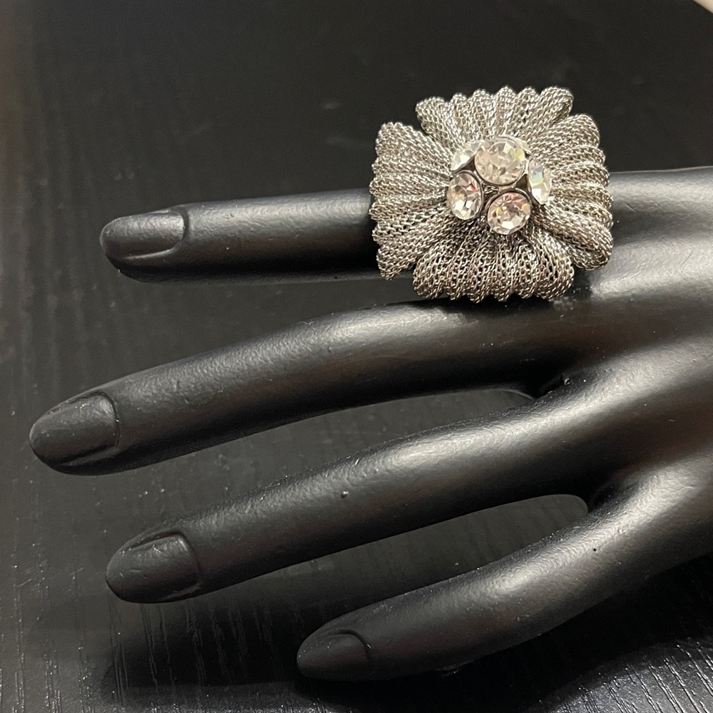 Elegant Silver Statement Ring